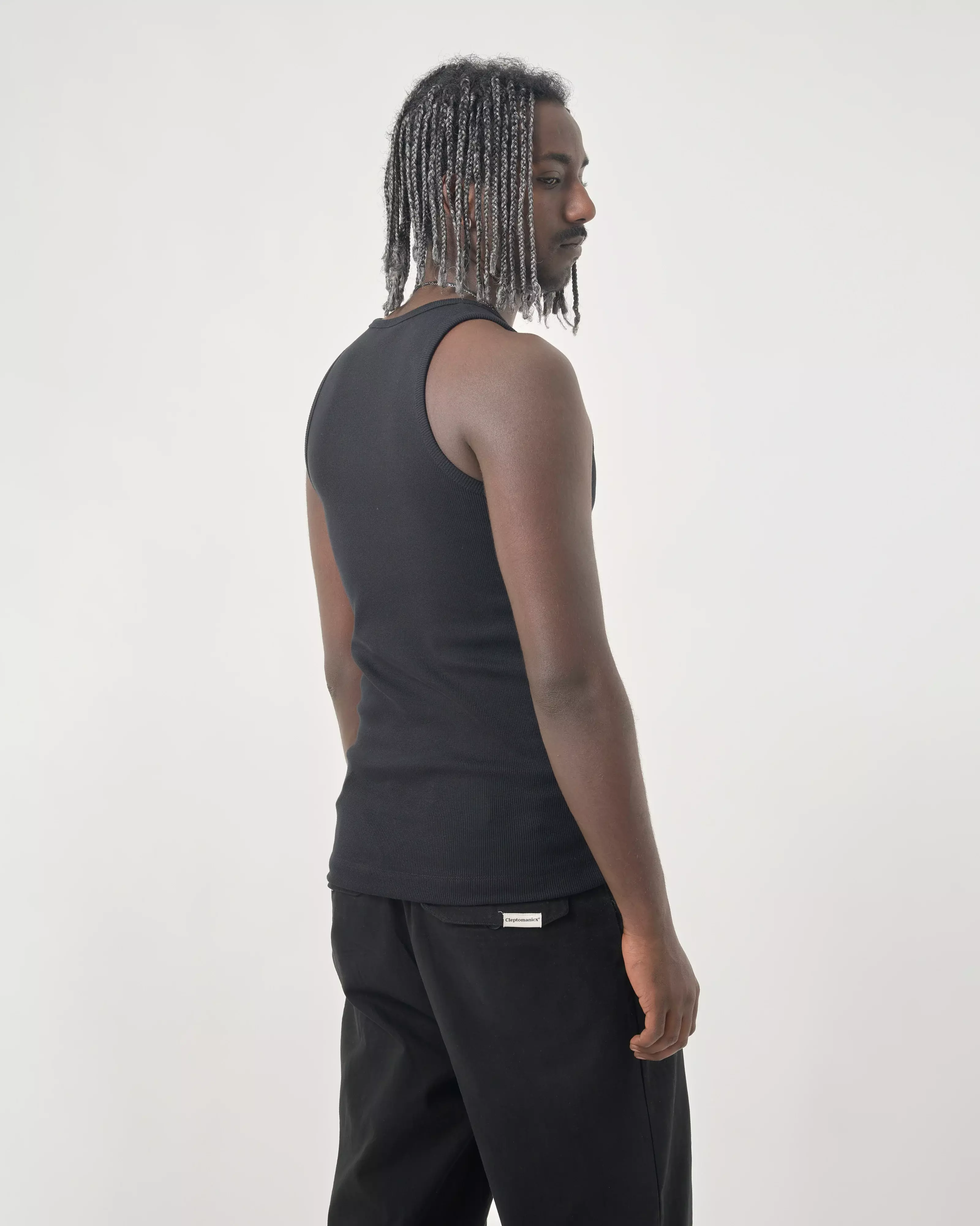 Cleptomanicx Tank Top Ligull Herren schwarz